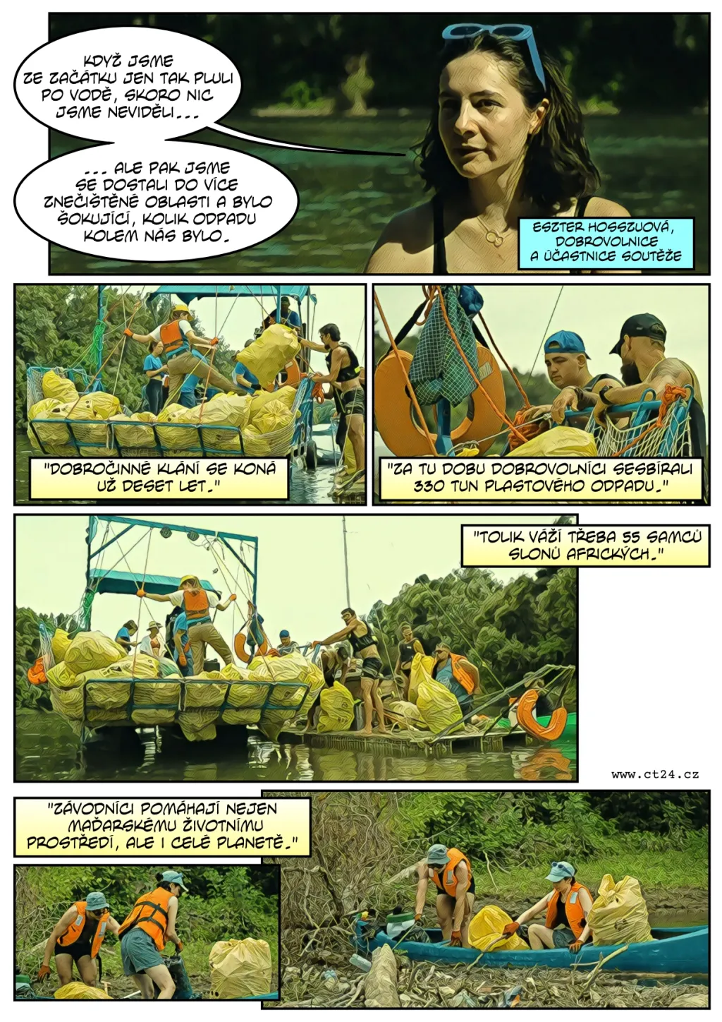 Závodníci na Tise sesbírali za posledních deset let 330 tun plastového odpadu