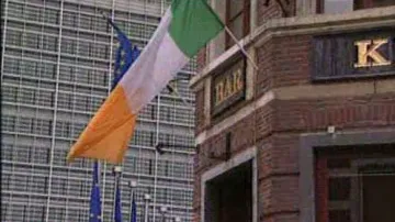 Irská a evropská vlajka
