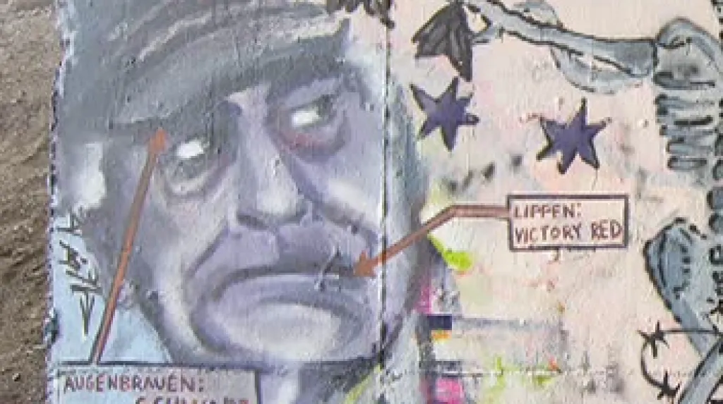Milan Paumer jako graffiti