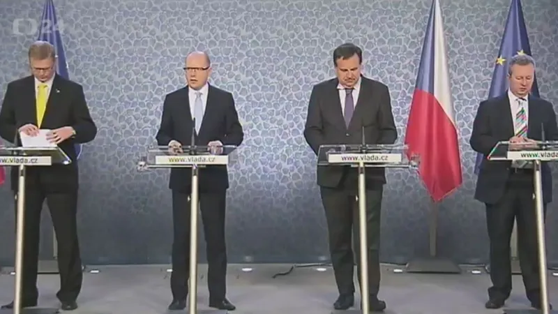 Brífink po jednání vlády