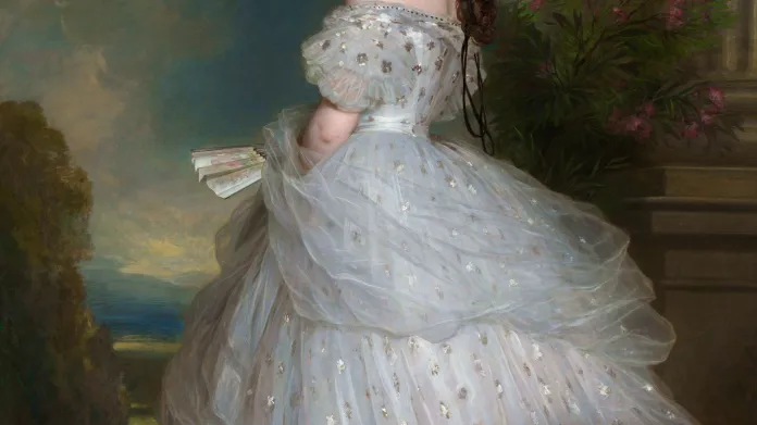 Alžběta Bavorská na portrétu Franze Xavera Winterhaltera