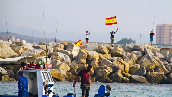 Protest španělských rybářů