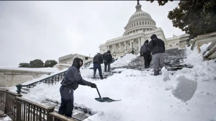 Washington vyhlásil kvůli sněhu stav nouze