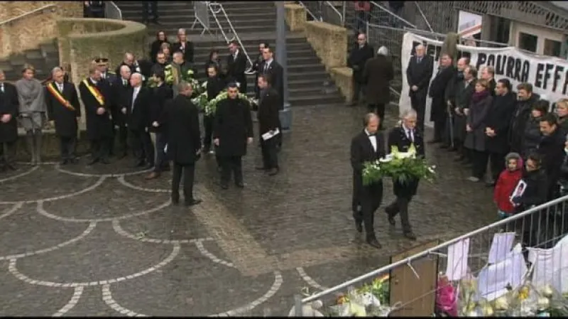 Reportáž o pietě v Lutychu