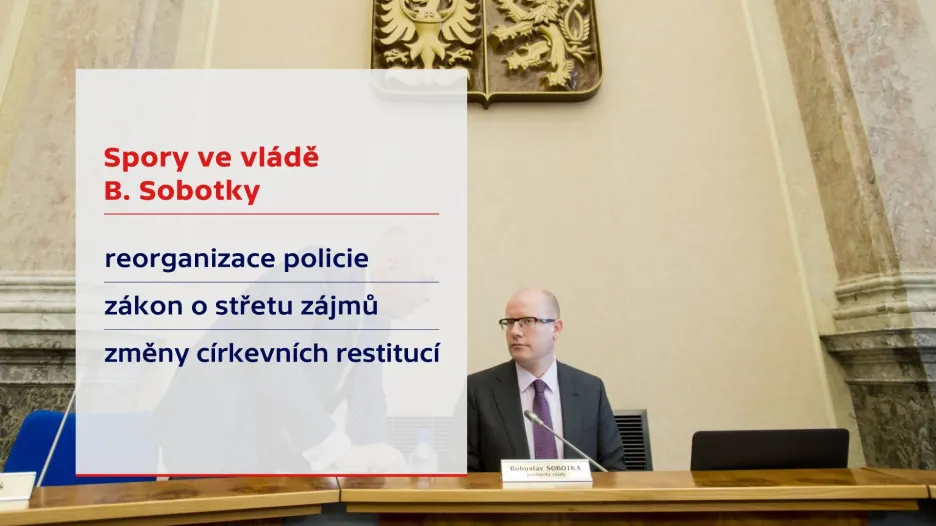 Spory ve vládě B. Sobotky