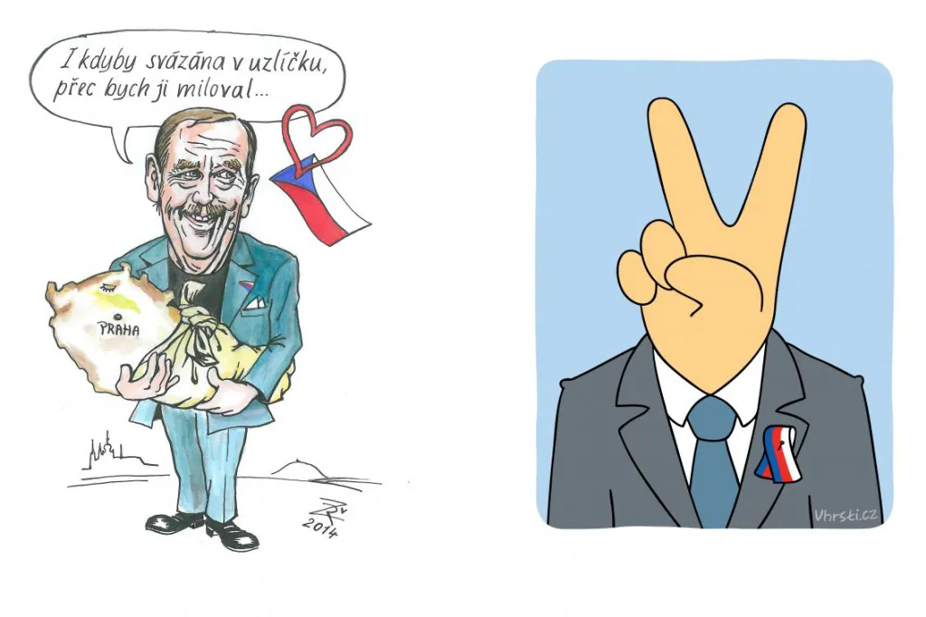 Vlevo: Zdeněk Římovský (ČR), vpravo: VHRSTI (ČR)