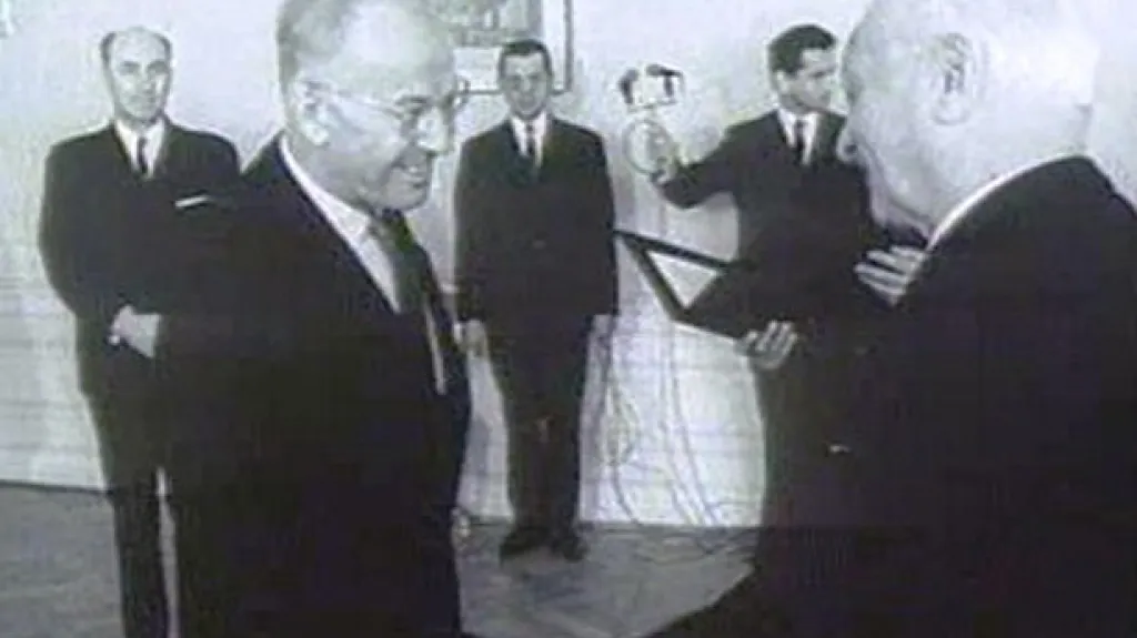 Gustáv Husák s Ludvíkem Svobodou