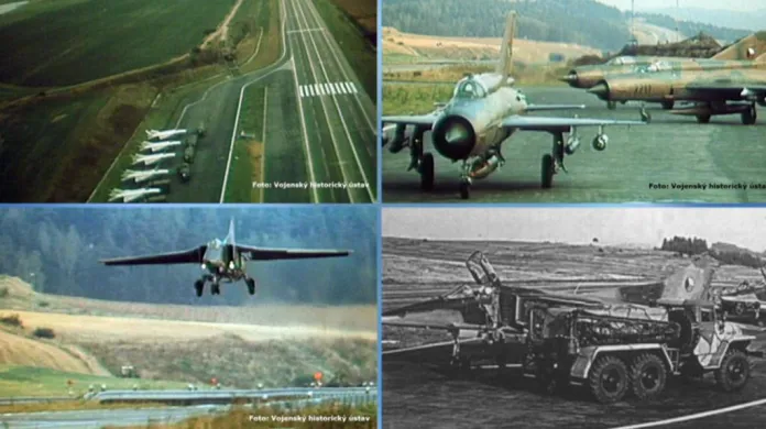 Zkoušky využití D1 jako vojenského letiště