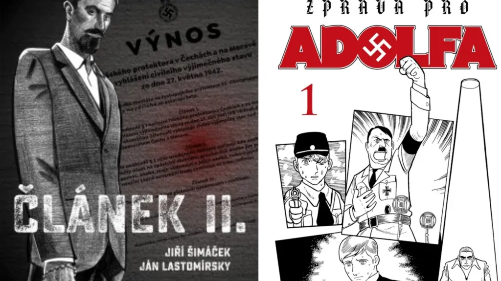Oceněné komiksy: Článek II. a Zpráva pro Adolfa