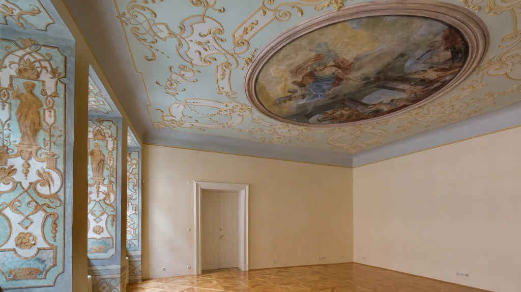 Interiér domu v Liliové ulici po obnově