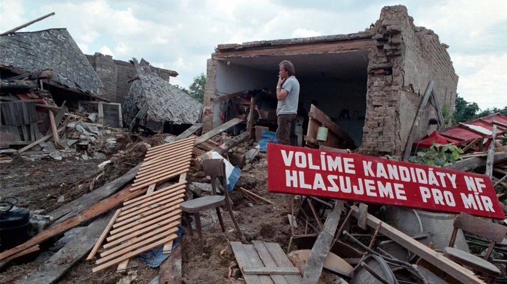 Troubky po povodni v roce 1997