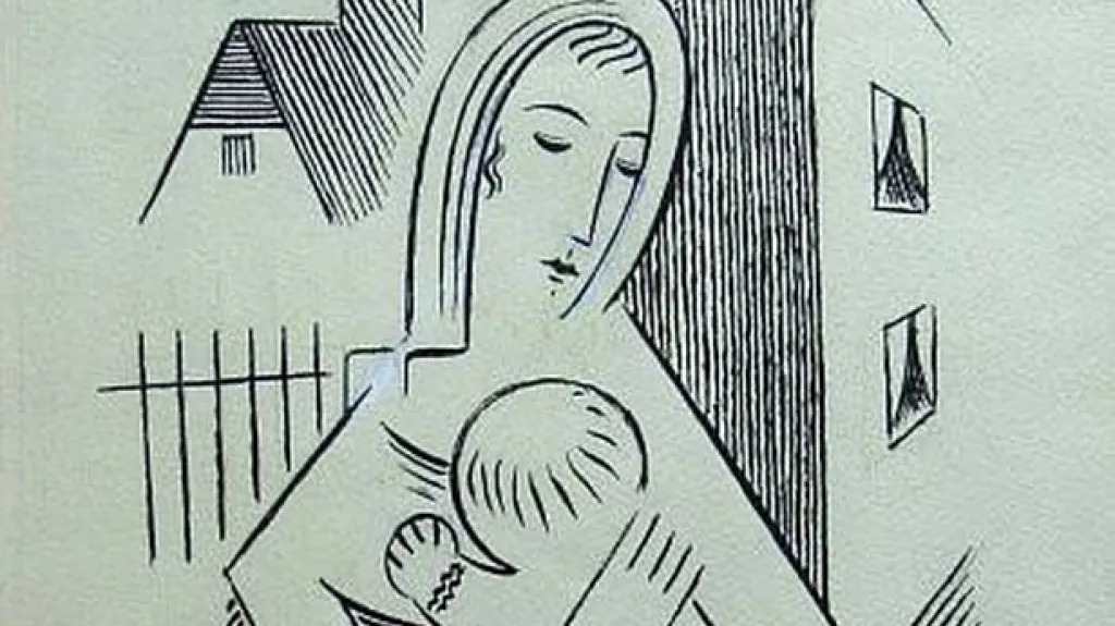 Josef Čapek / Matka s dítětem (výřez)