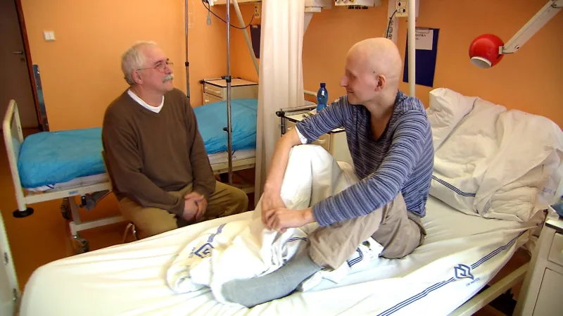 Miroslav Červenka se svým otcem