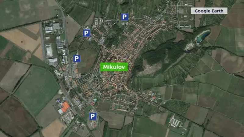 Záchytná parkoviště v Mikulově