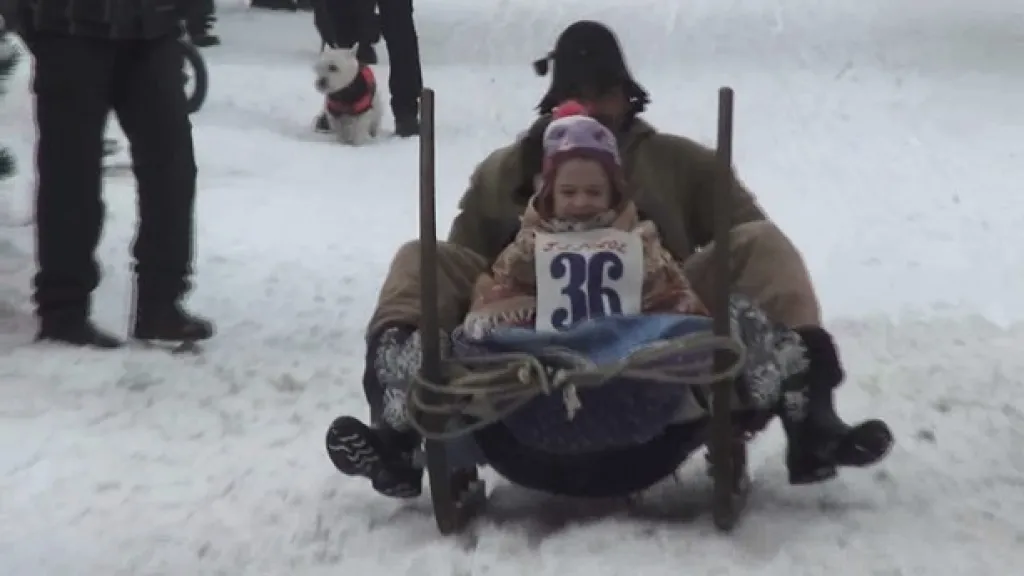 Krasojízda na saních v Jilemnici
