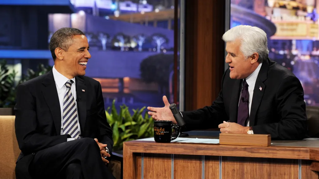 Jay Leno zpovídá Baracka Obamu