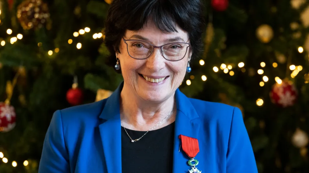 Eva Zažímalová s Řádem čestné legie