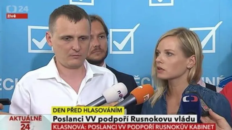 Brífink po jednání poslaneckého klubu Věcí veřejných