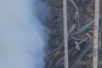 Hledání viníka požáru bude komplikované. Malinový důl je oblíbeným místem pro popíjení