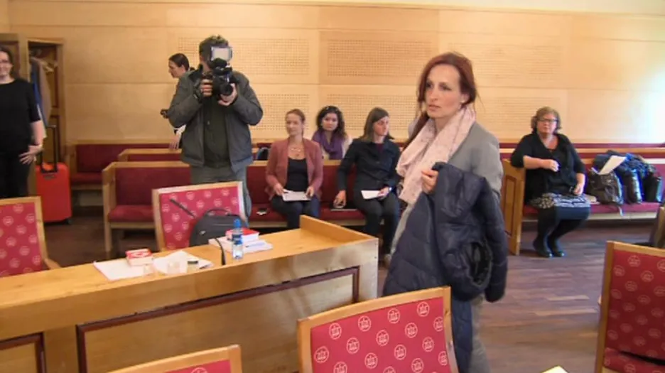 Eva Michaláková u norského soudu