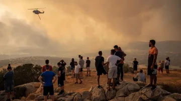 Řecko zachvátily požáry
