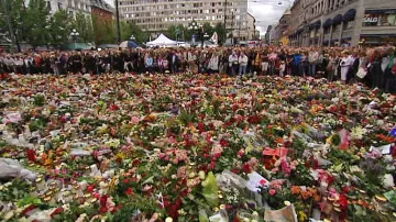 Norsko uctilo oběti masakru minutou ticha