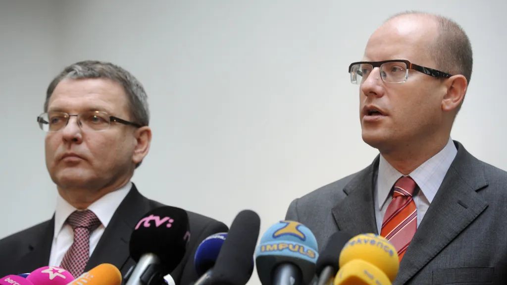 Lubomír Zaorálek a Bohuslav Sobotka