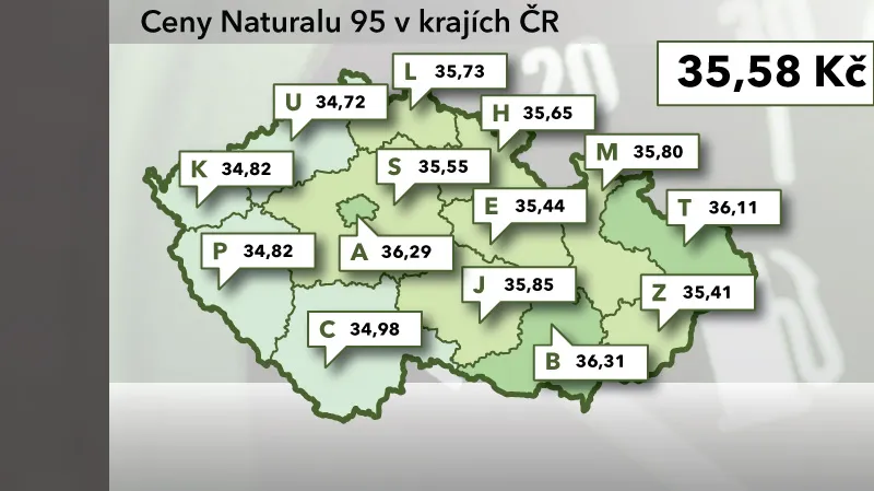 Ceny Naturalu 95 k 9. červenci 2012