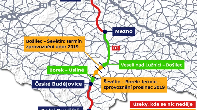 Výstavba dálnice D3