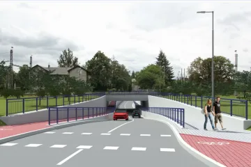 Ve Studénce začala stavba podjezdu pod nebezpečným přejezdem