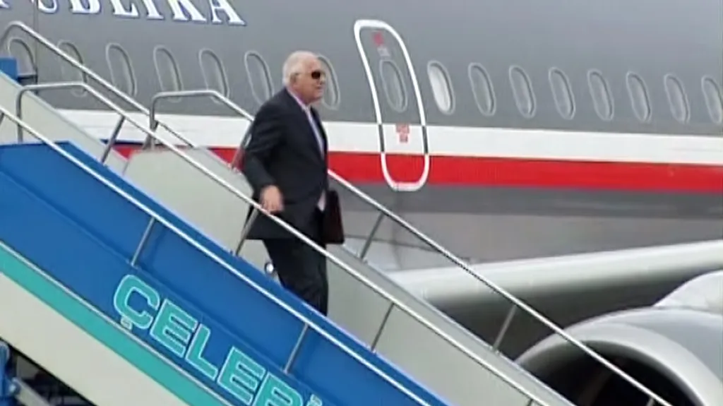 Václav Klaus na zahraniční cestě