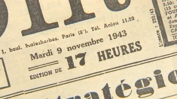 Falešné vydání Le Soir z 9. listopadu 1943