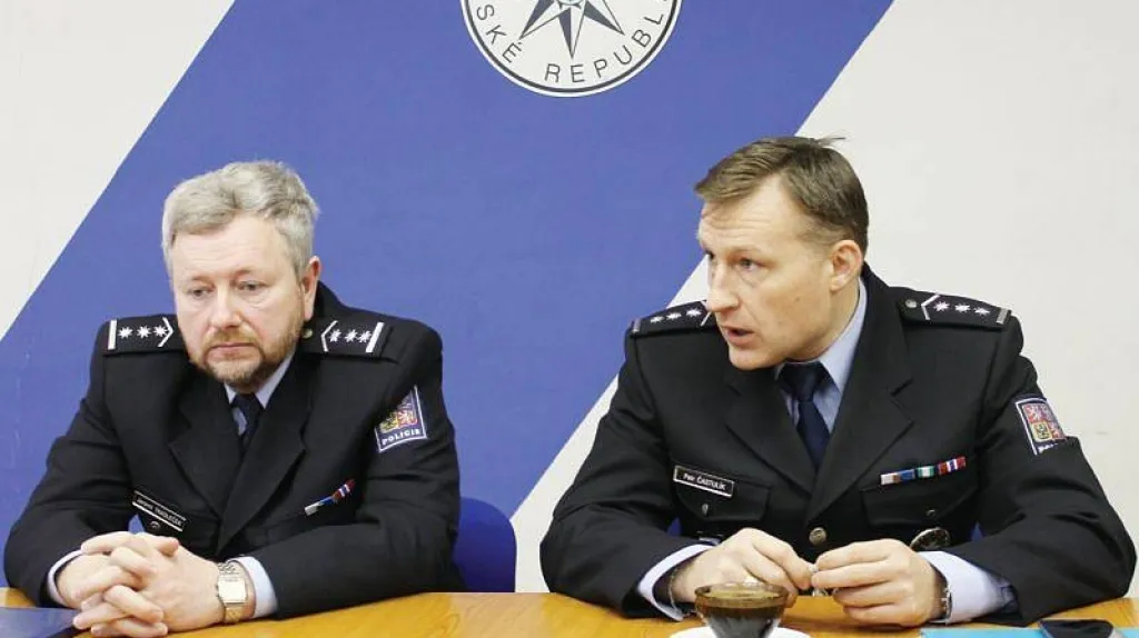 Šéfem zlínské policie se má stát Jaromír Tkadleček (vlevo)