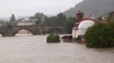 Rozvodněná Vltava v Praze