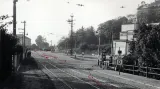 Křižovatka v Holešovičkách v roce 1942 a 2019