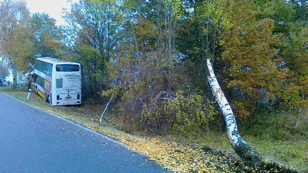Havárie autobusu na Písecku