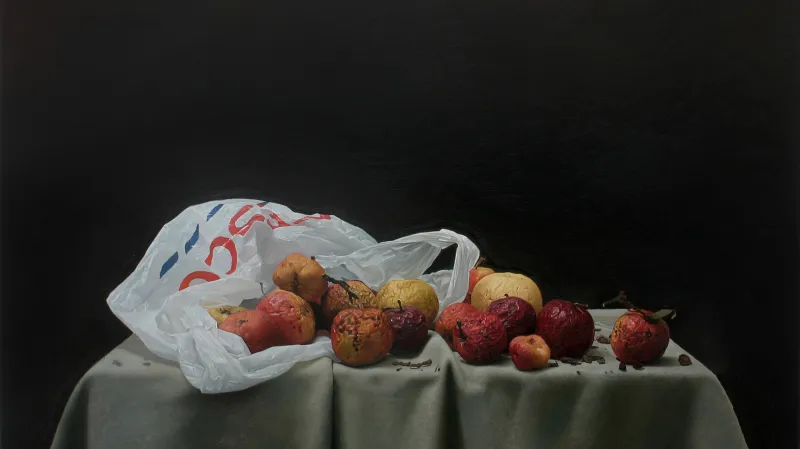 Jan Mikulka, Zátiší s jablky