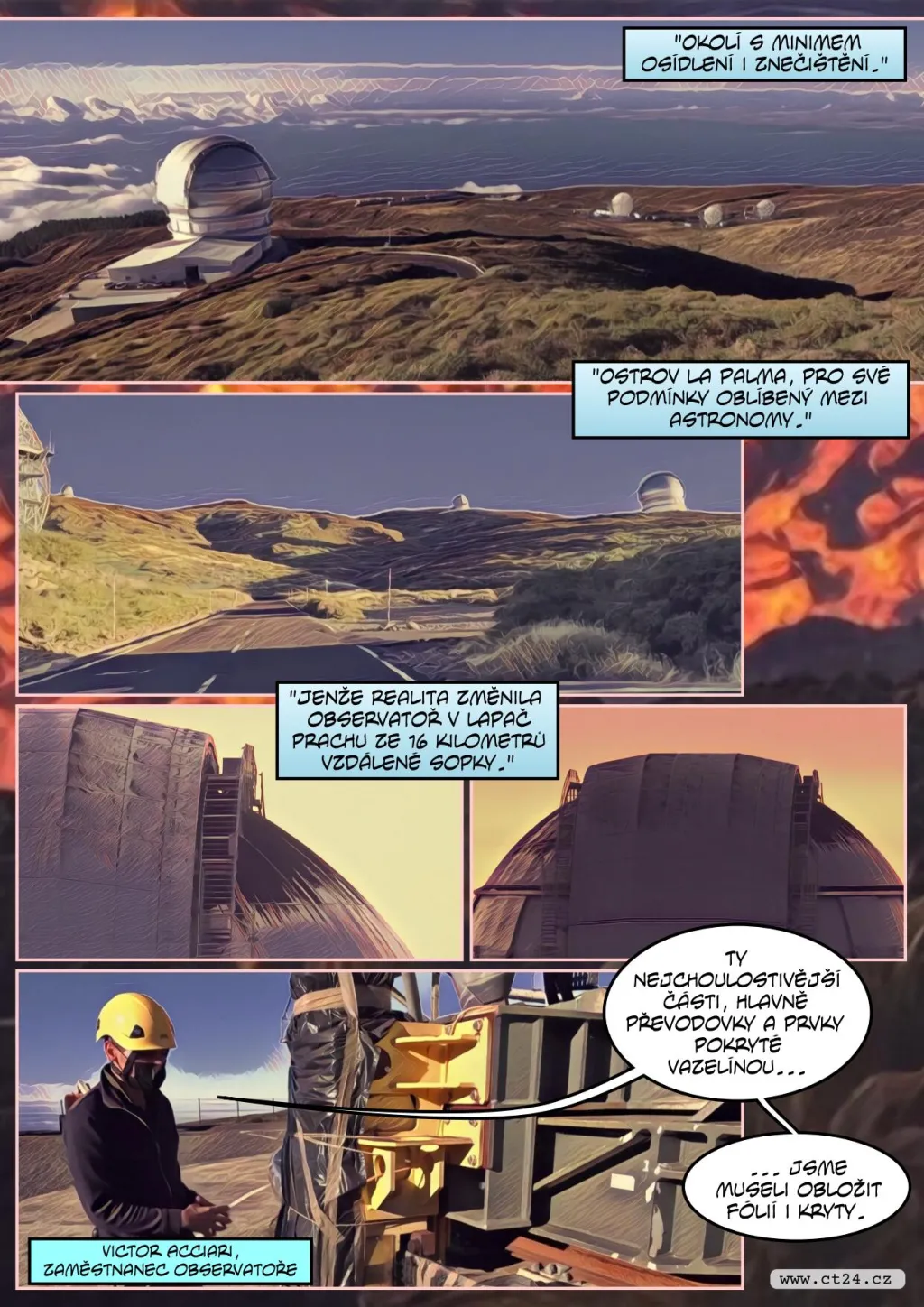 Šest týdnů sopečných erupcí na La Palmě