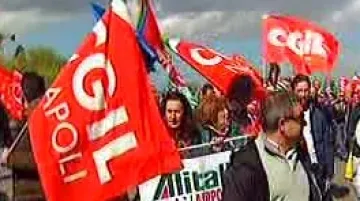 Stávkující zaměstnanci Alitalie