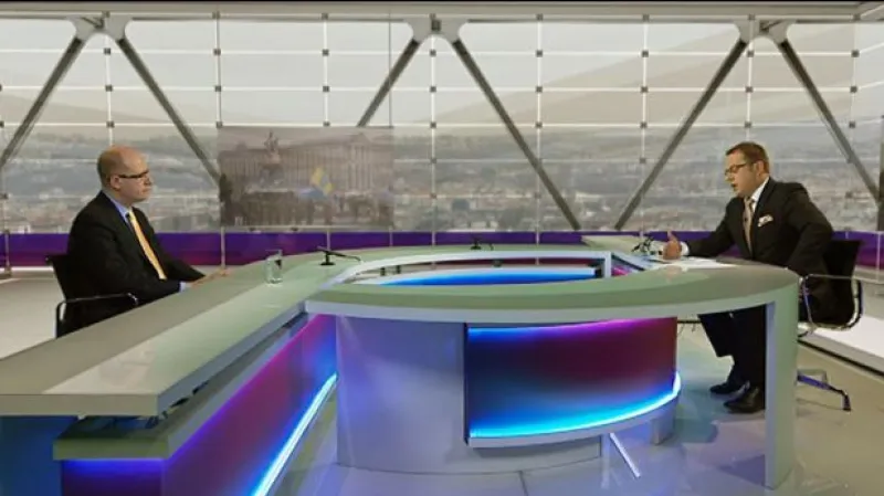 Bohuslav Sobotka v Otázkách Václava Moravce