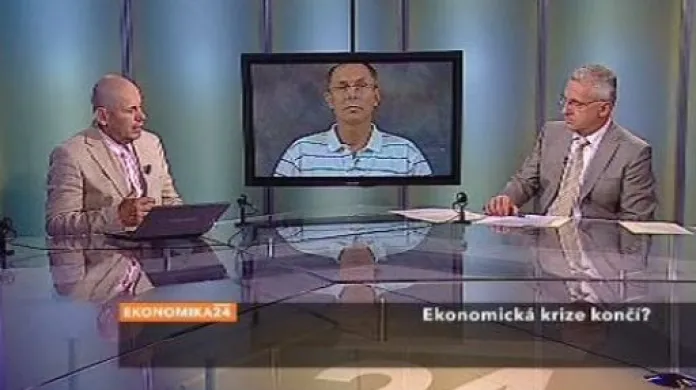 Jan Švejnar a Michal Mejstřík v Ekonomice ČT24