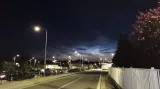 Noční svítící oblaka nad Českem