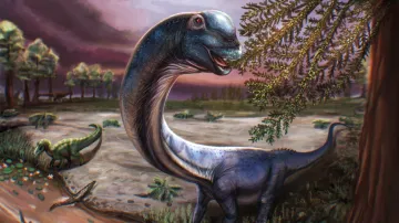 Vizualizace dinosaura druhu Nagatitan chaiyaphumensis