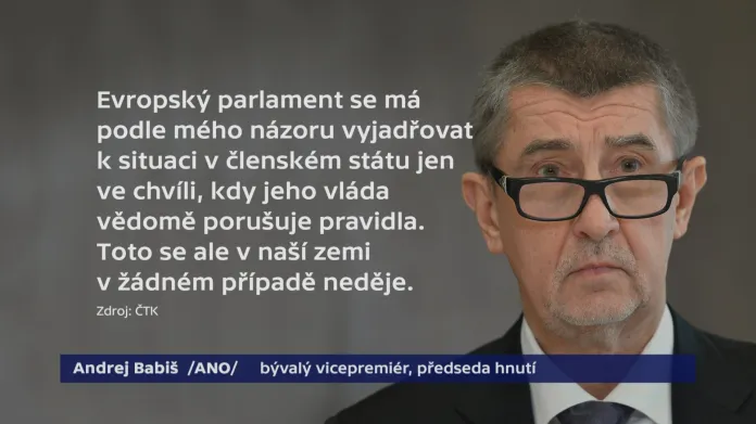 Andrej Babiš k projednání stavu médií v ČR na evropské půdě
