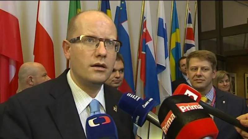 Sobotka chce na summitu EU otevřít téma energetické bezpečnosti
