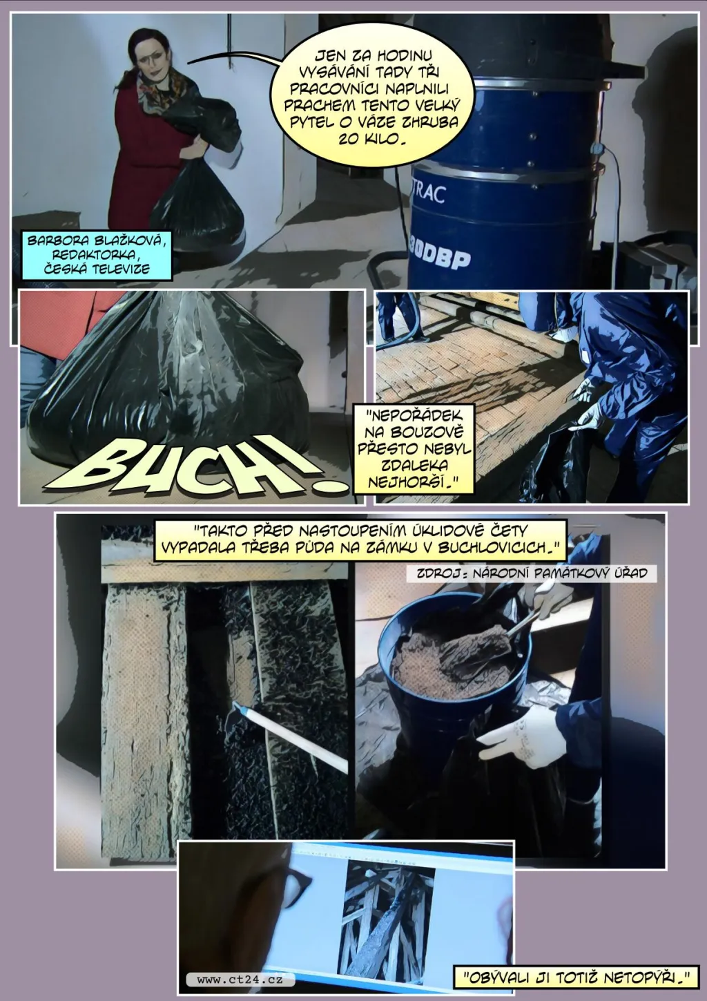 Hrady čeká podzimní úklid. Památkáři vysávají prach, aby předešli požárům