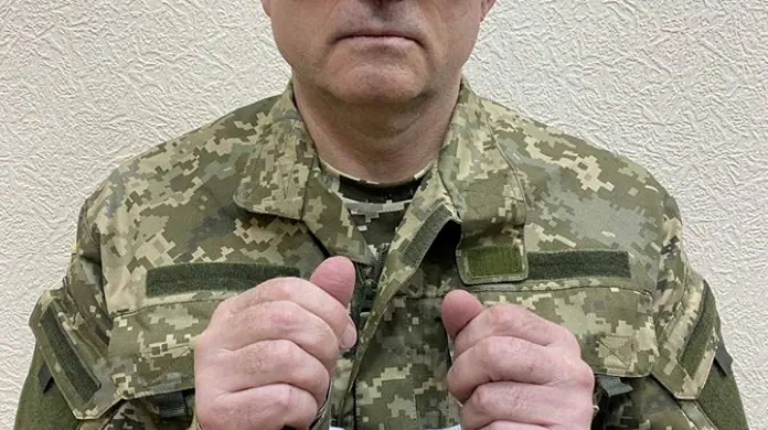 Viktor Medvedčuk po zadržení ukrajinskou zpravodajskou službou SBU v dubnu 2022