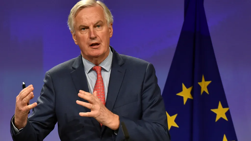 Unijní vyjednávač Michel Barnier