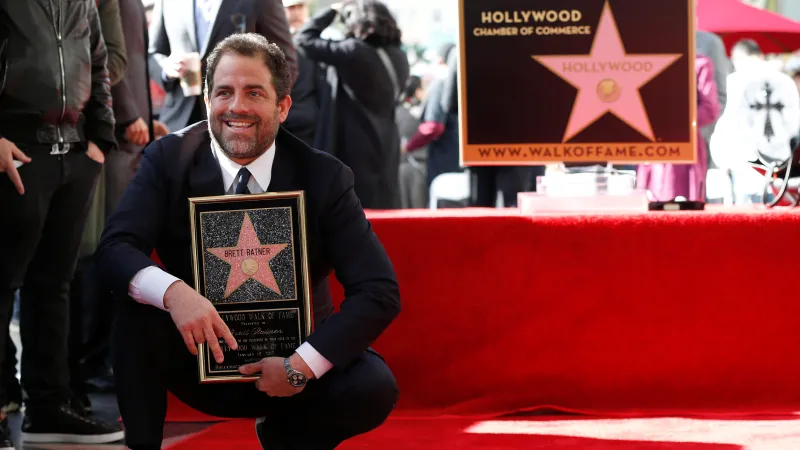 Brett Ratner na Hollywoodském chodníku slávy (2017)