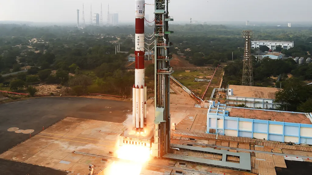 Start PSLV ze 12. ledna 2018